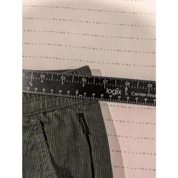 Pacsun Stylish Olive Green Loose Cargo Pants with Drawstring Medium 33x28 - Picture 9 of 10